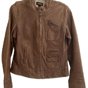 Danier Brown Leather Jacket